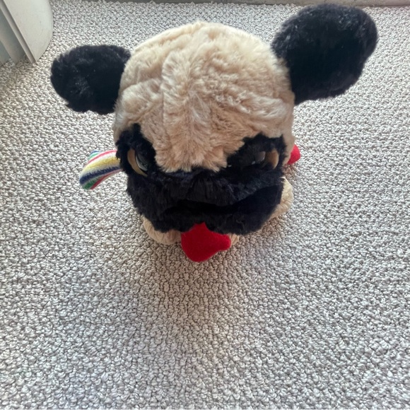 The Hudson Bay Company Plush Dog Pug HBC Colored Stripes by Animal Adventure - Picture 4 of 6